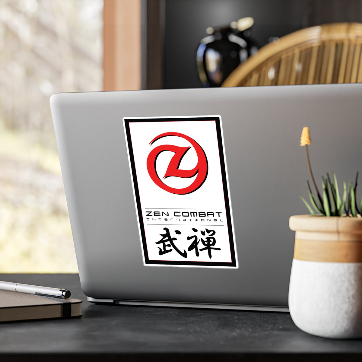 Zen Combat Banner Logo - Vinyl Outdoor &amp; Water-Resistant Sticker