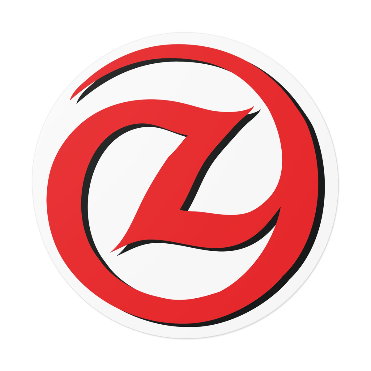 Zen Logo - Vinyl Outdoor &amp; Water-Resistant Round Sticker