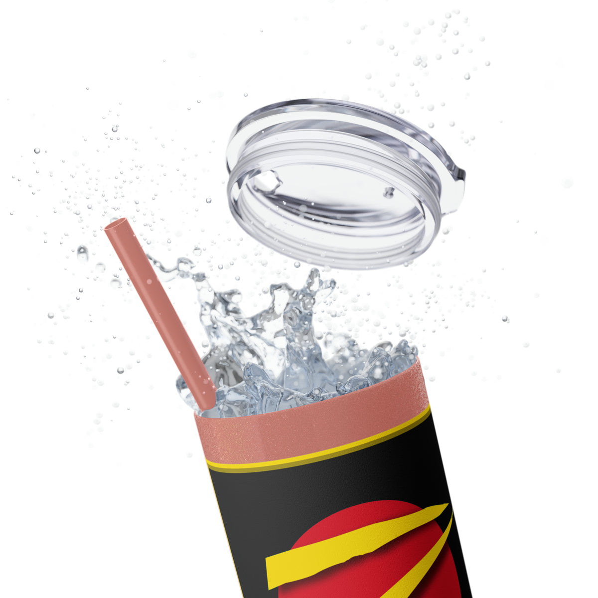 Z-Ultimate Logo Banner Skinny Tumbler with Straw, 20oz