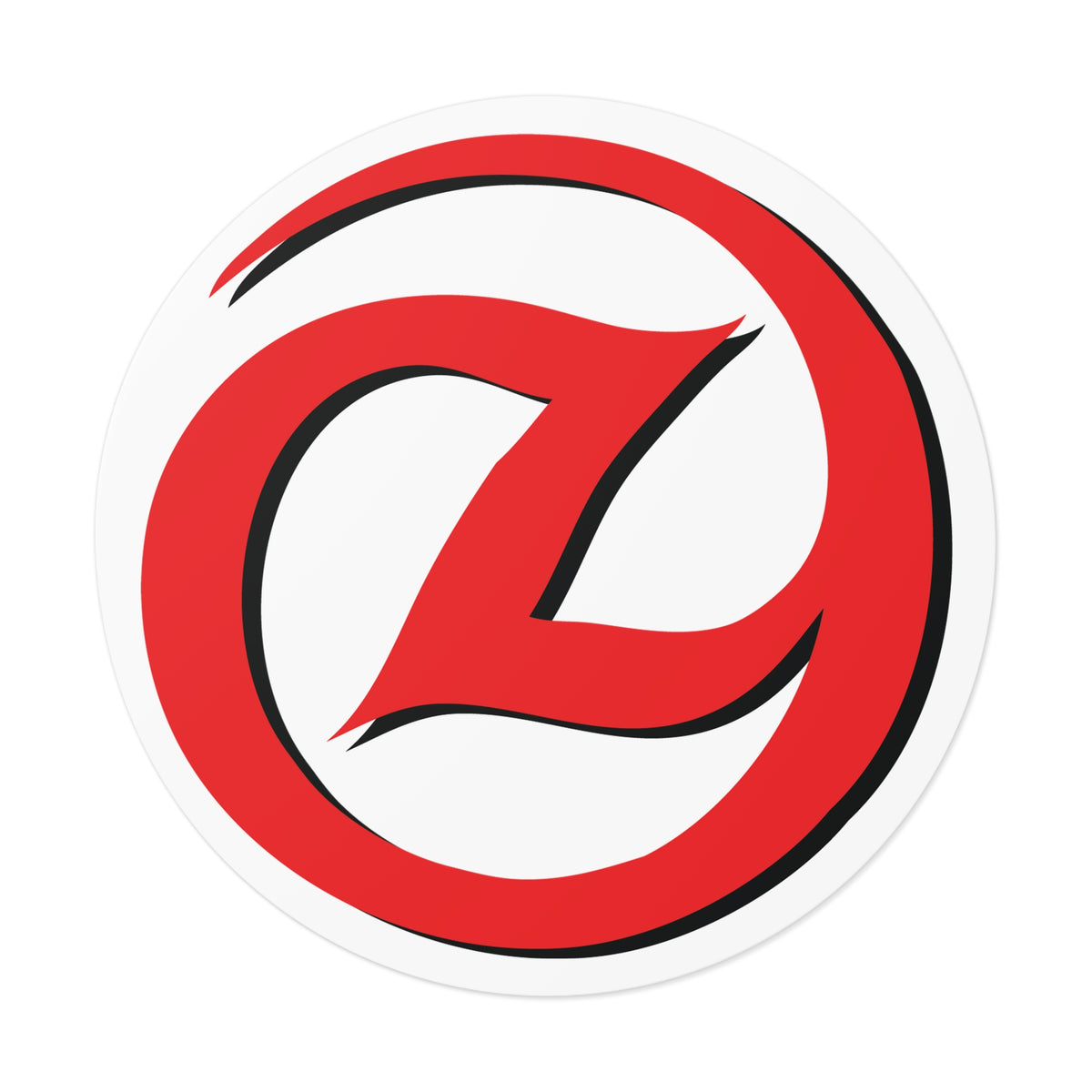 Zen Logo - Vinyl Outdoor &amp; Water-Resistant Round Sticker