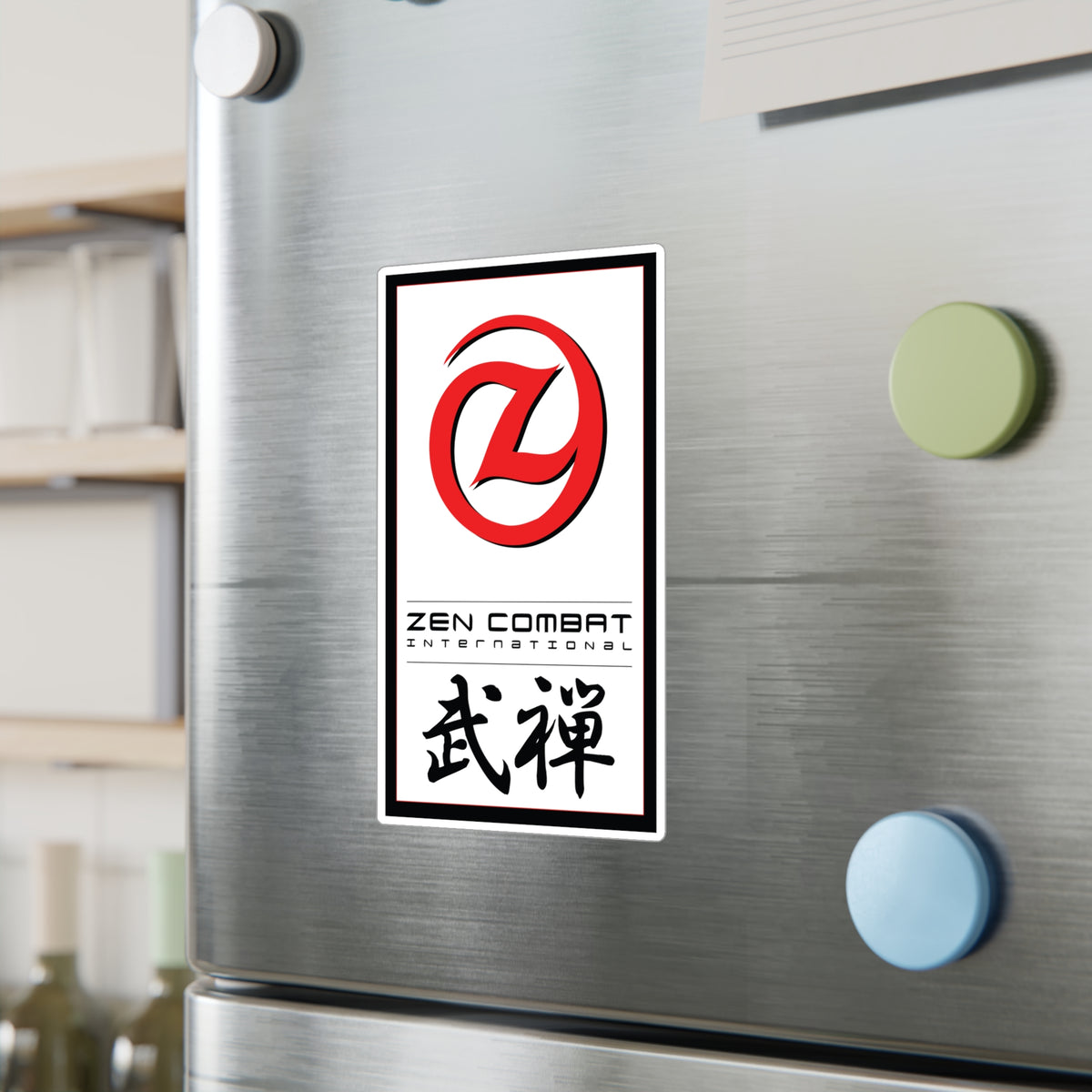 Zen Combat Banner Logo - Vinyl Outdoor &amp; Water-Resistant Sticker