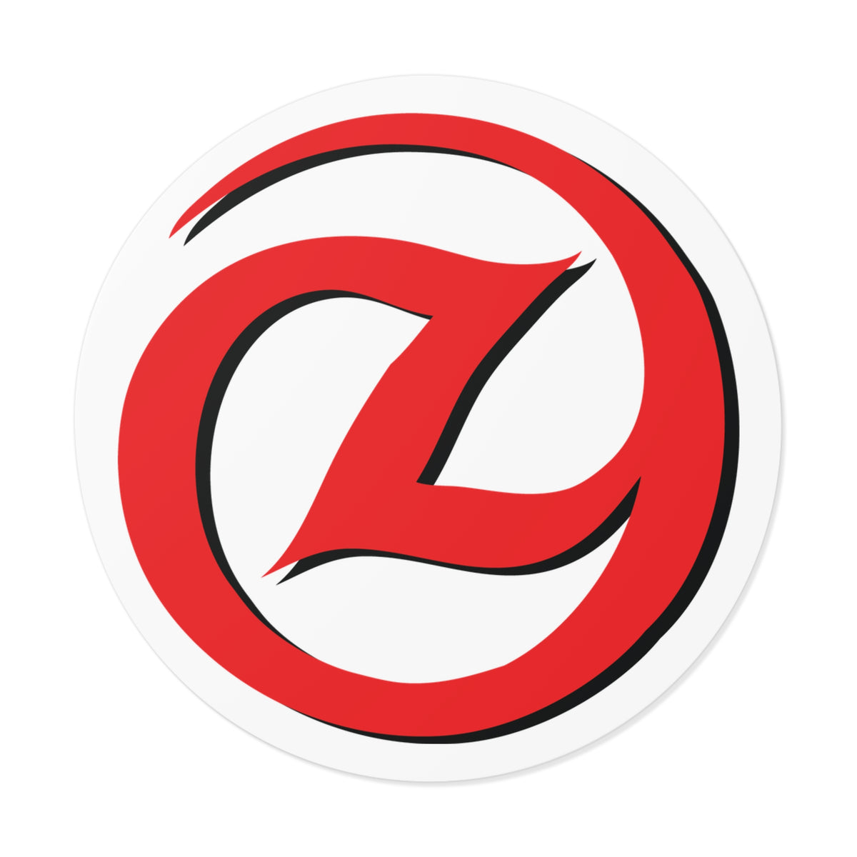 Zen Logo - Vinyl Outdoor &amp; Water-Resistant Round Sticker