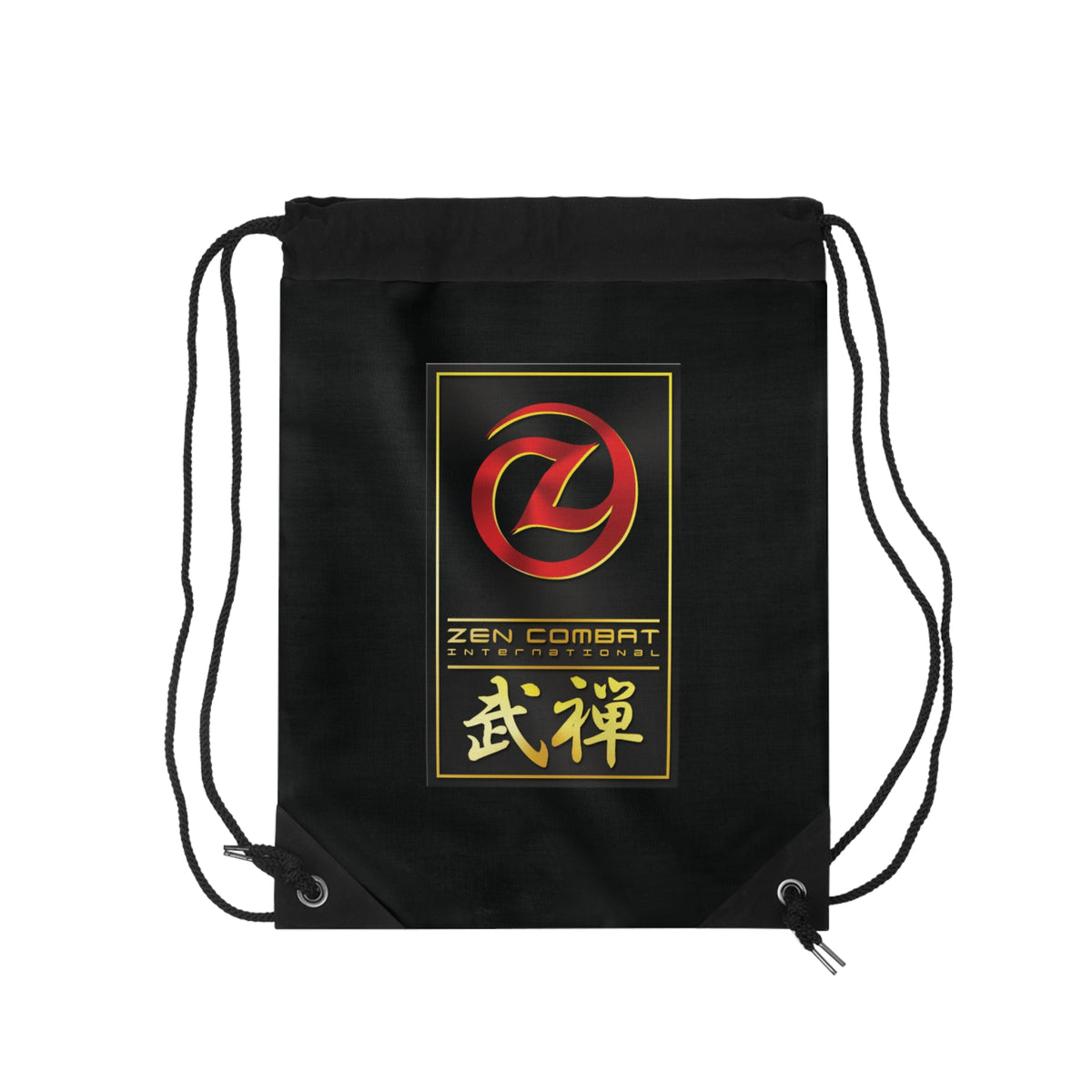 Zen Combat Black - Drawstring Bag
