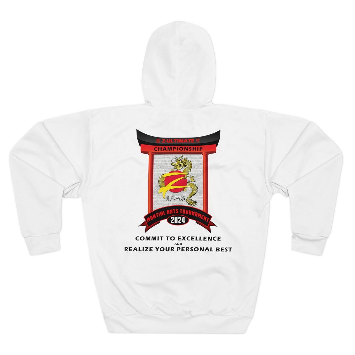 Z-Ultimate 2024 CA Spring Tournament - Pullover White Hoodie