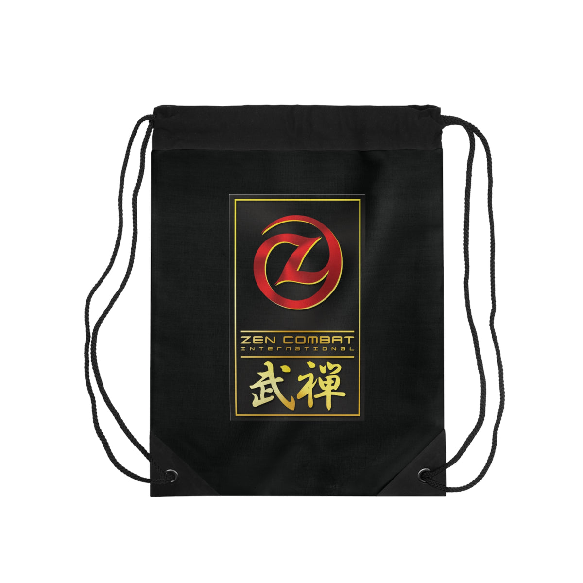 Zen Combat Black - Drawstring Bag