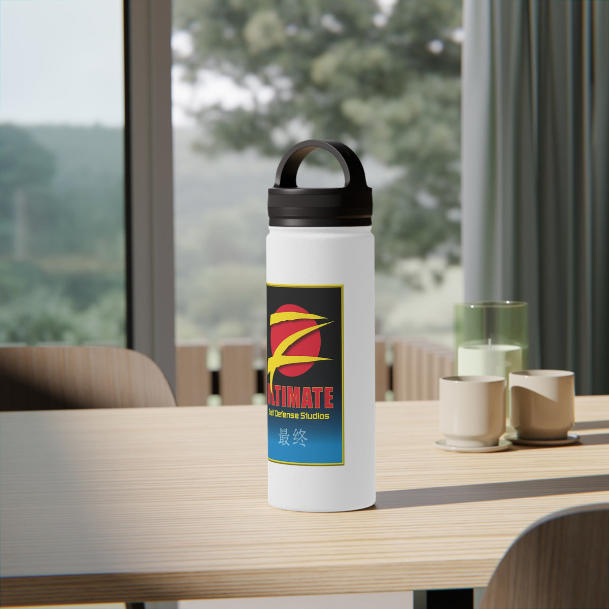 Z-Ultimate Stainless Steel Water Bottle, Handle Lid