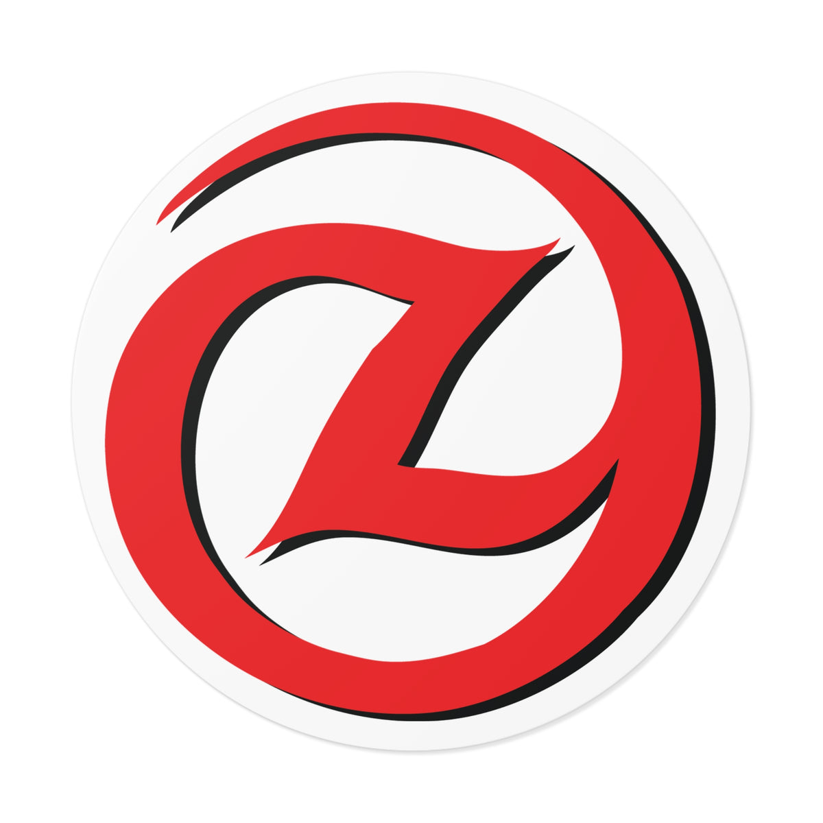 Zen Logo - Vinyl Outdoor &amp; Water-Resistant Round Sticker