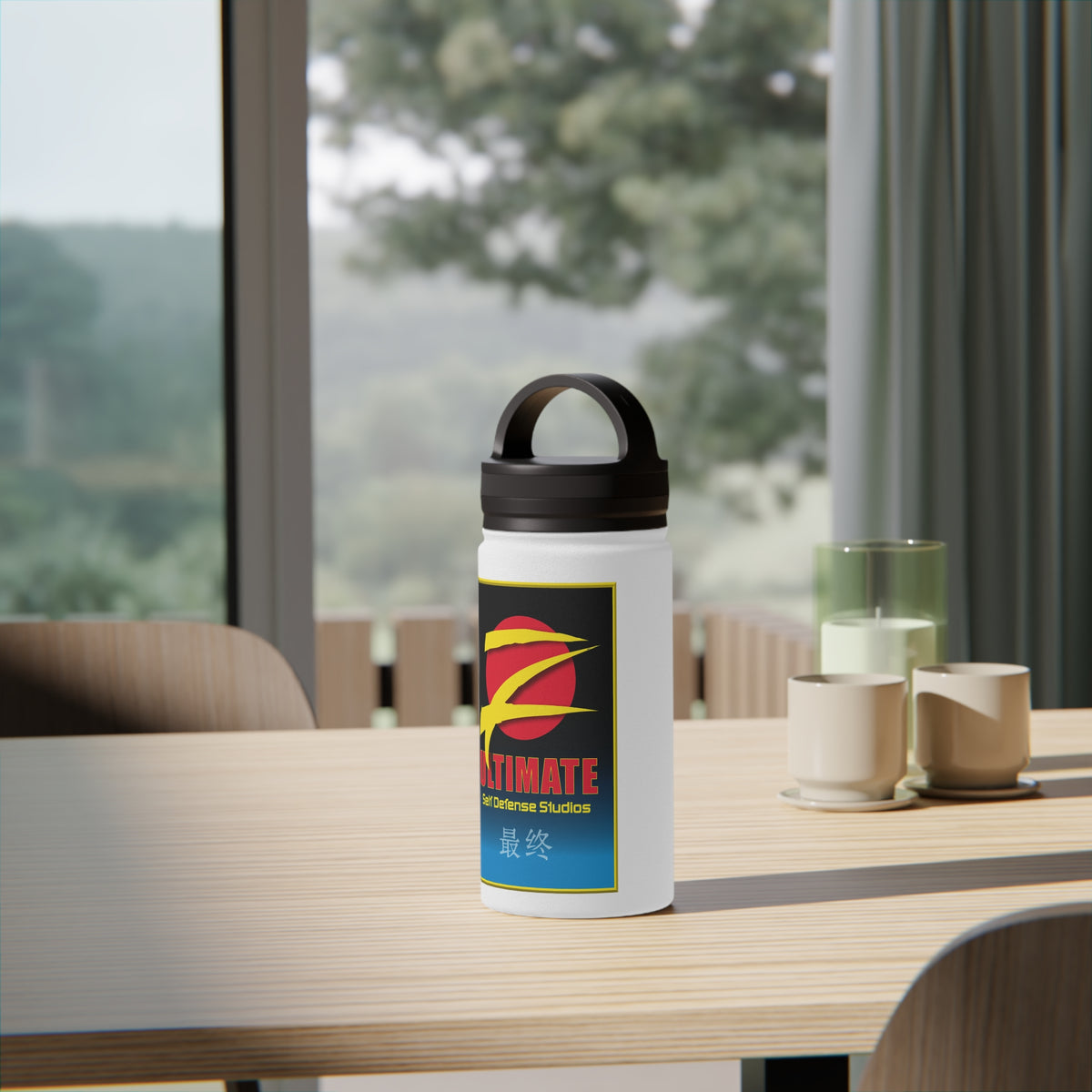 Z-Ultimate Stainless Steel Water Bottle, Handle Lid