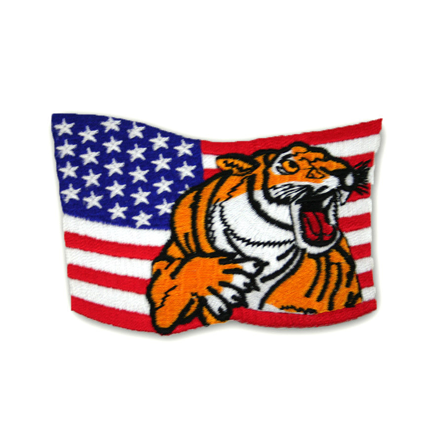 #1384 TIGER/FLAG  3.5&quot;