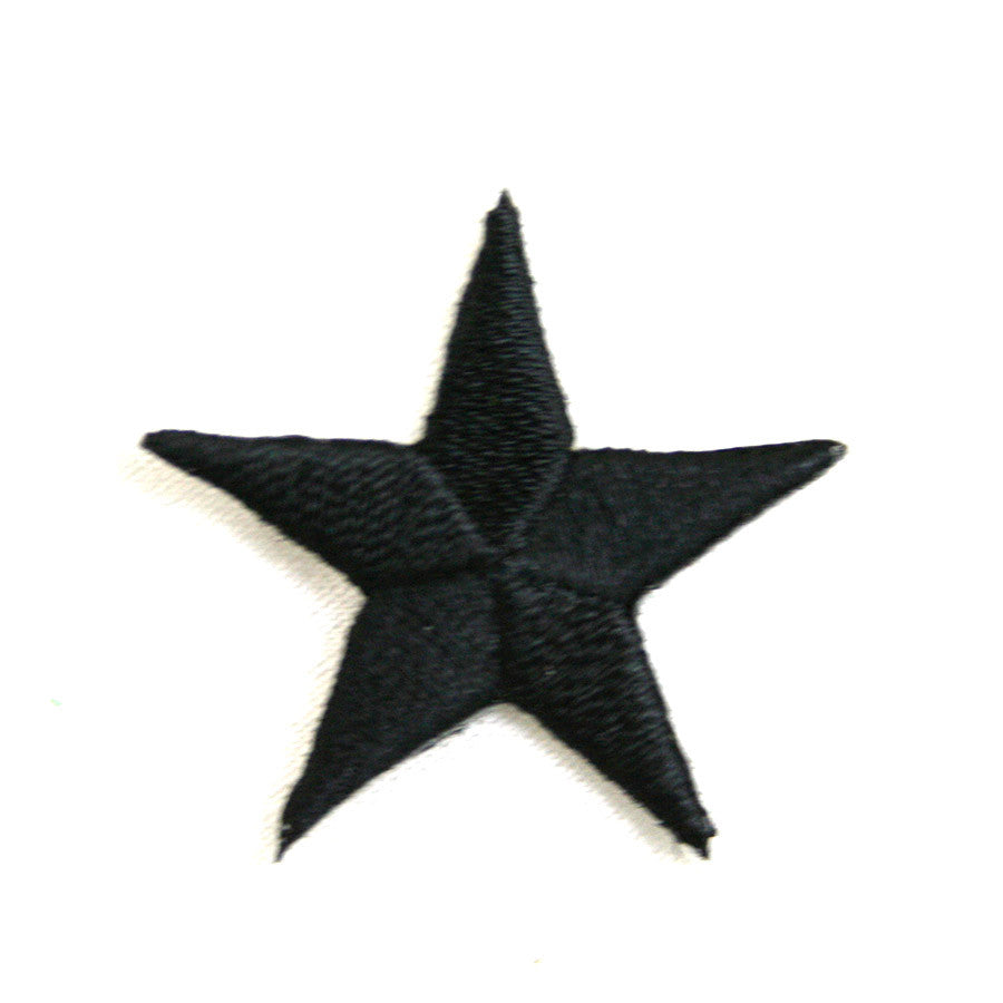 Color Stars 1&quot;  (50 PK) BLACK